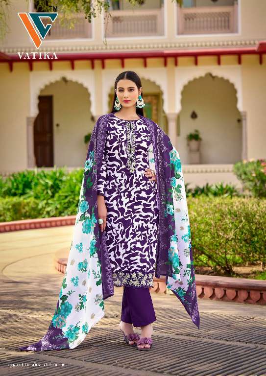 VANDANA VATIKA VOL-1 WHOLESALE COTTON PRINTED DRESS MATERIAL ONLINE