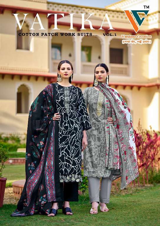 VANDANA VATIKA VOL-1 WHOLESALE COTTON PRINTED DRESS MATERIAL ONLINE