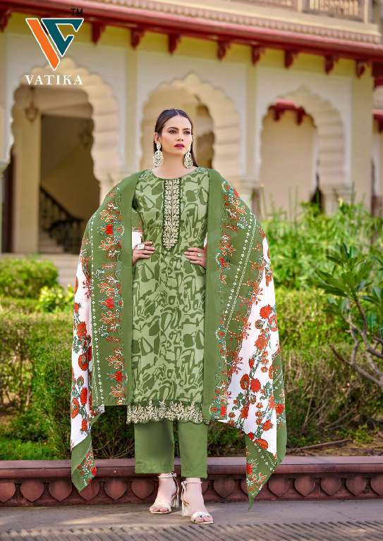 VANDANA VATIKA VOL-1 WHOLESALE COTTON PRINTED DRESS MATERIAL ONLINE