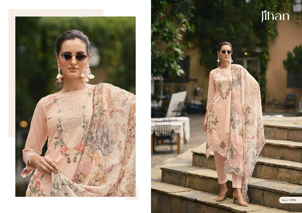 Jihan Taskeen Vol-2 Wholesale Cotton With Self Embroidery Pakistani Style Suits