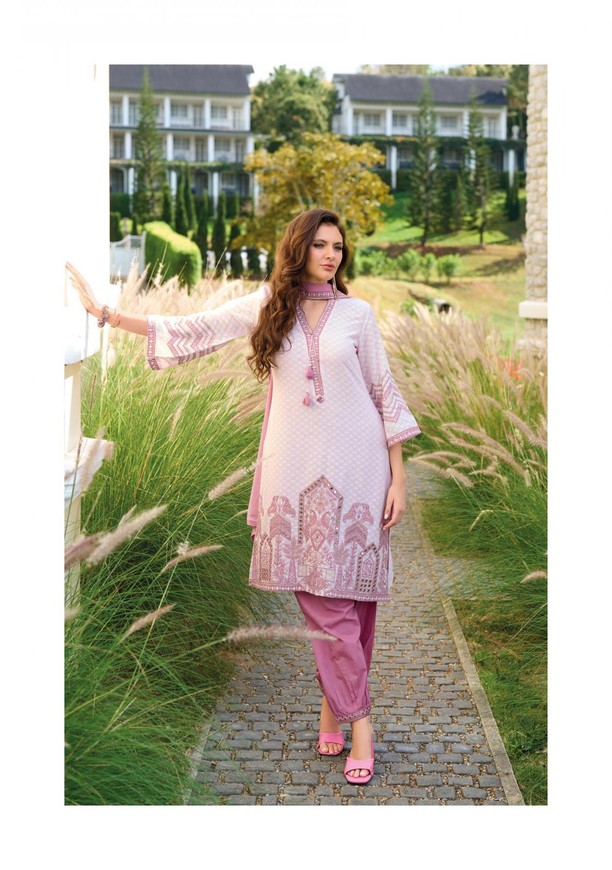 kailee fashion sehra cotton full stitch party wear suits for women