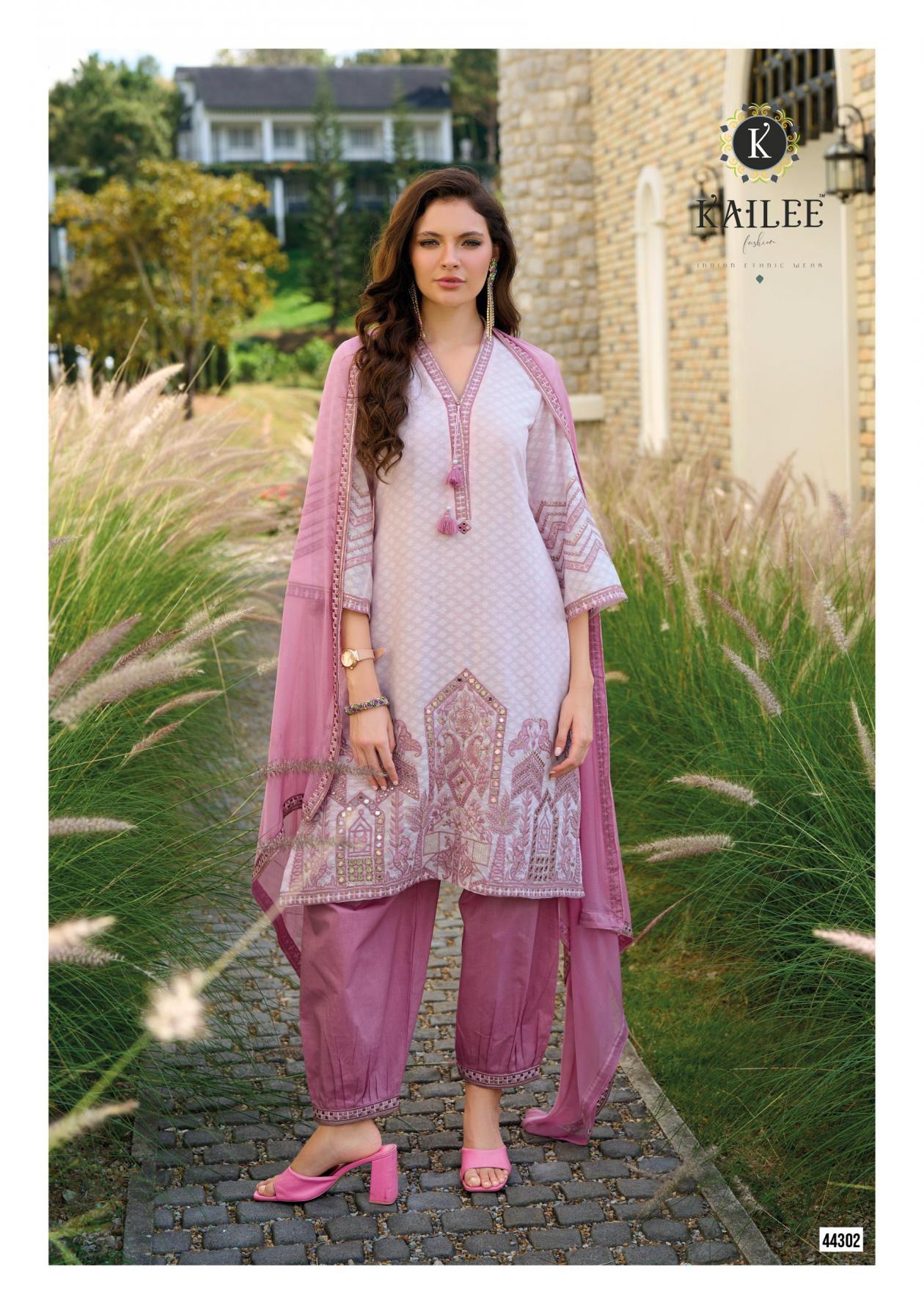 kailee fashion sehra cotton full stitch party wear suits for women