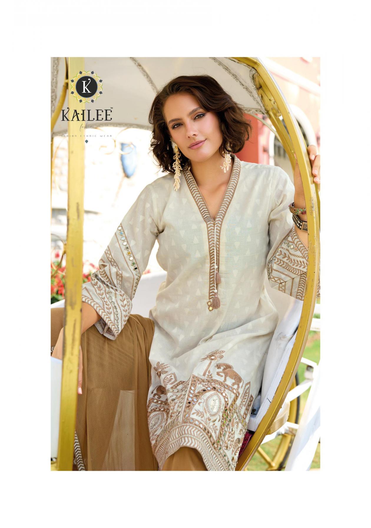 kailee fashion sehra cotton full stitch party wear suits for women