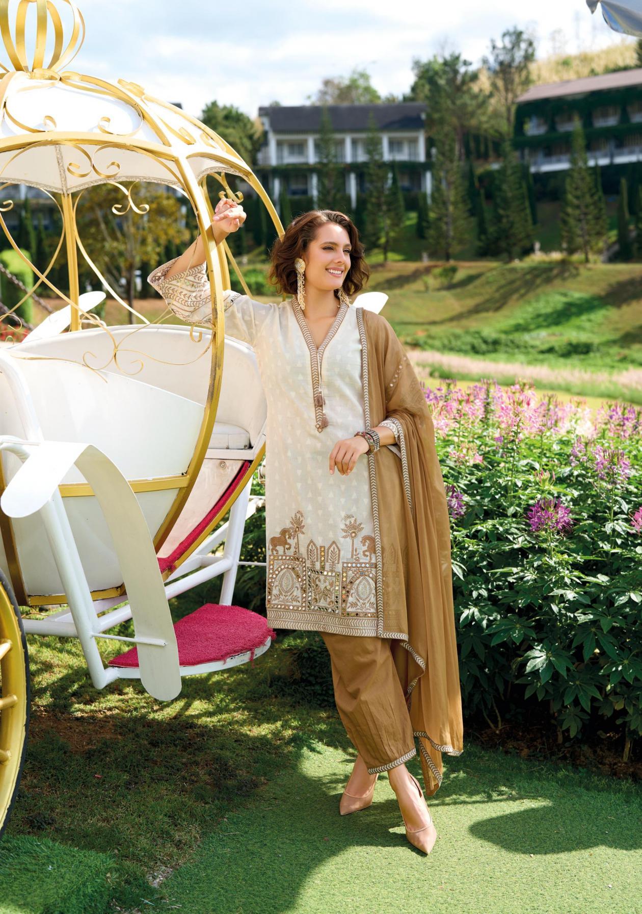 kailee fashion sehra cotton full stitch party wear suits for women