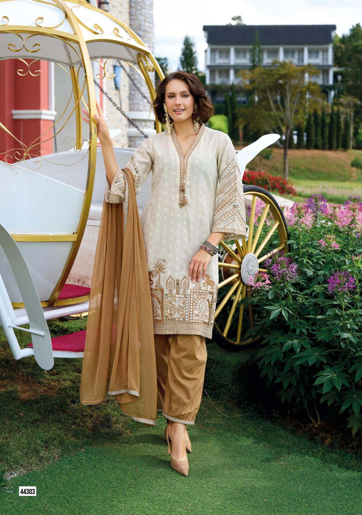kailee fashion sehra cotton full stitch party wear suits for women