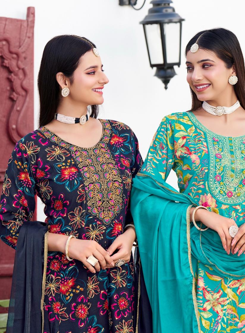 radhika lifestyle launch anarkali vol 6 rayon printed anarkali suit big size available