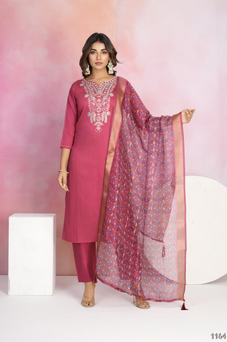 tanisha vol 22 viscose chanderi readymade gorgeous look suit online