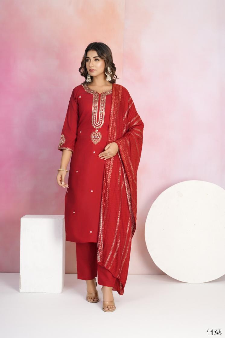 tanisha vol 22 viscose chanderi readymade gorgeous look suit online
