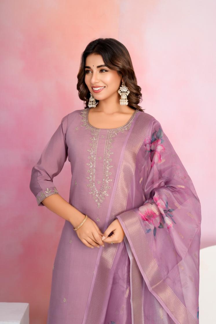 tanisha vol 22 viscose chanderi readymade gorgeous look suit online