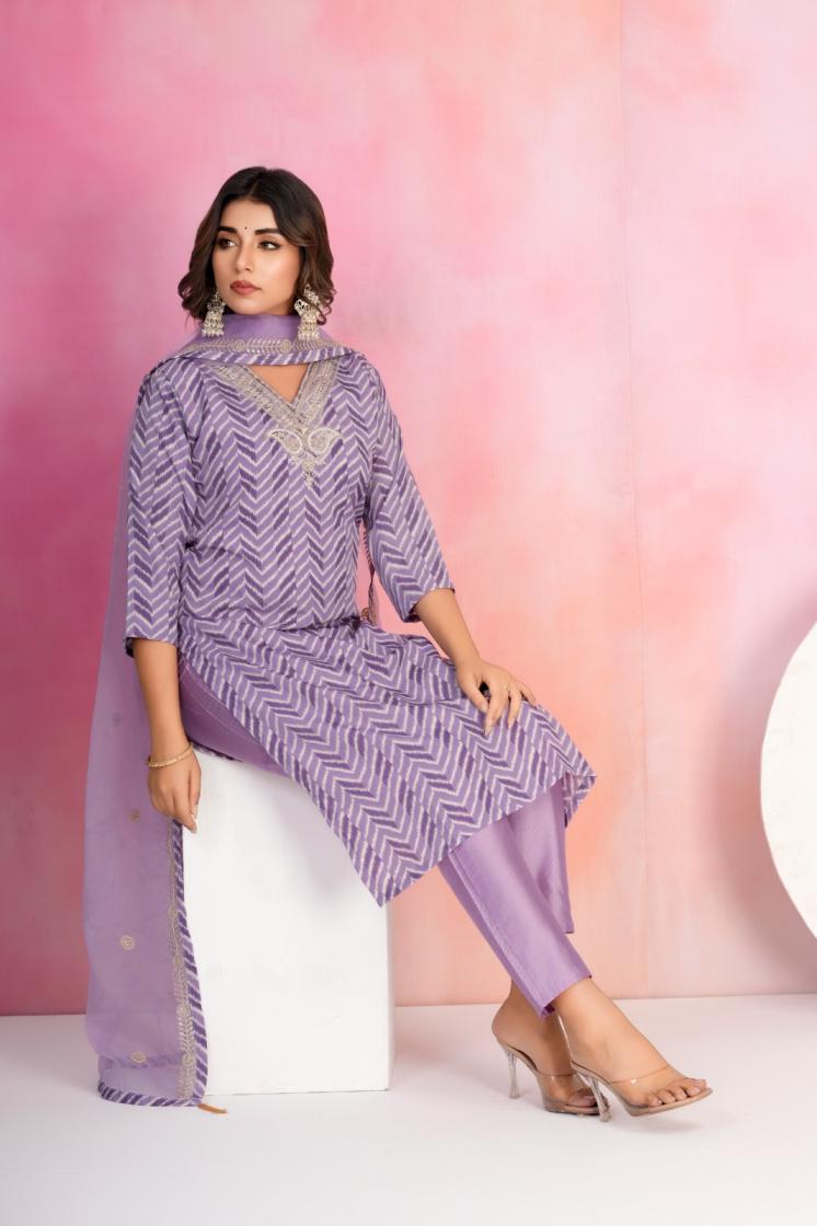 tanisha vol 22 viscose chanderi readymade gorgeous look suit online