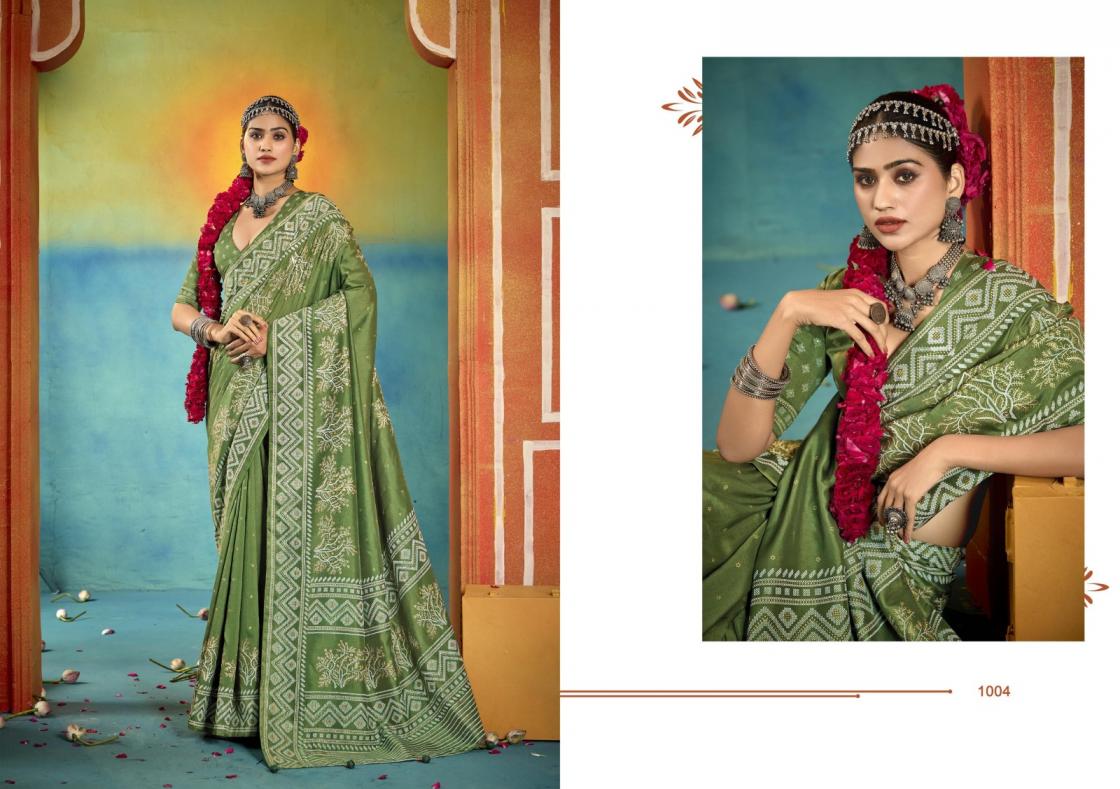 sarangi by shubh shree creation wealvet tusser silk fashionable sarees