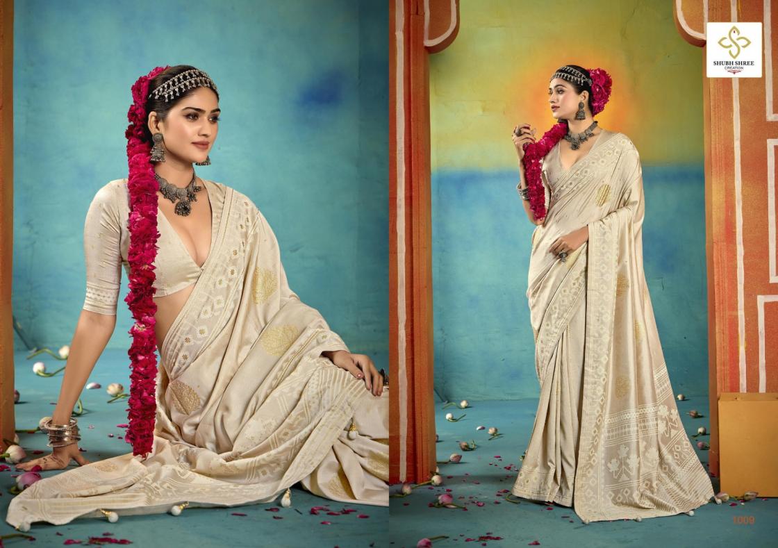 sarangi by shubh shree creation wealvet tusser silk fashionable sarees