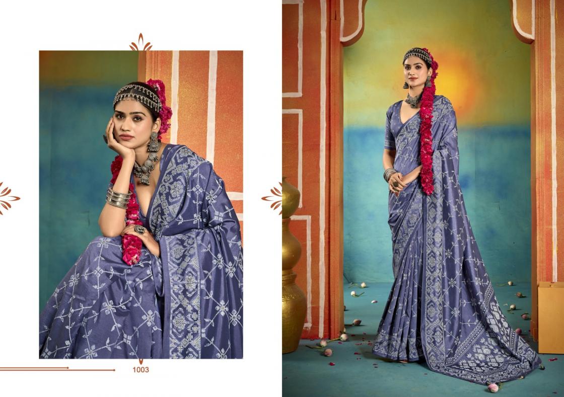 sarangi by shubh shree creation wealvet tusser silk fashionable sarees