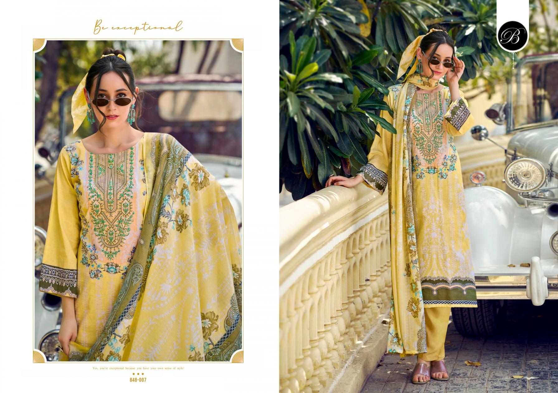 belliza launch naira vol 106 summer collection cotton kurta set
