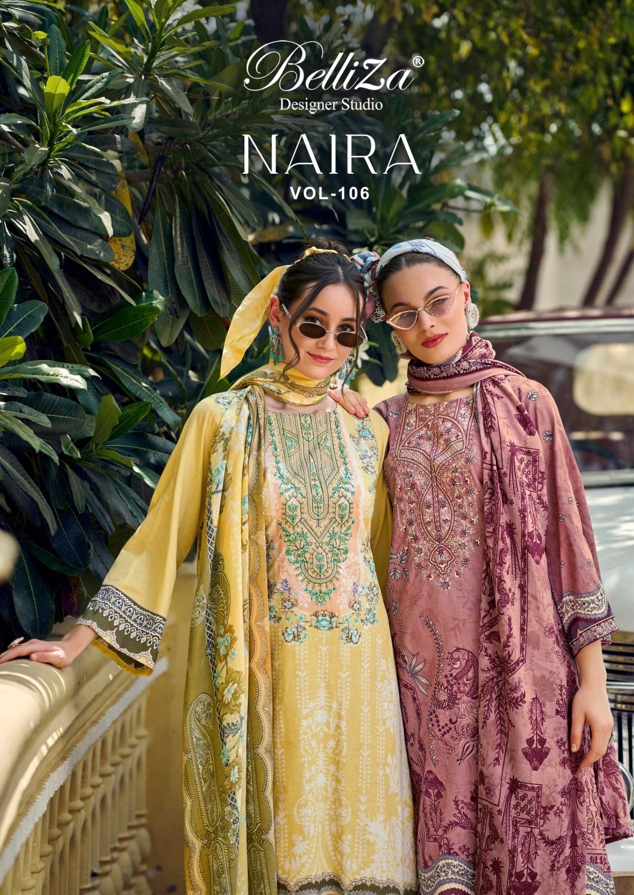 belliza launch naira vol 106 summer collection cotton kurta set
