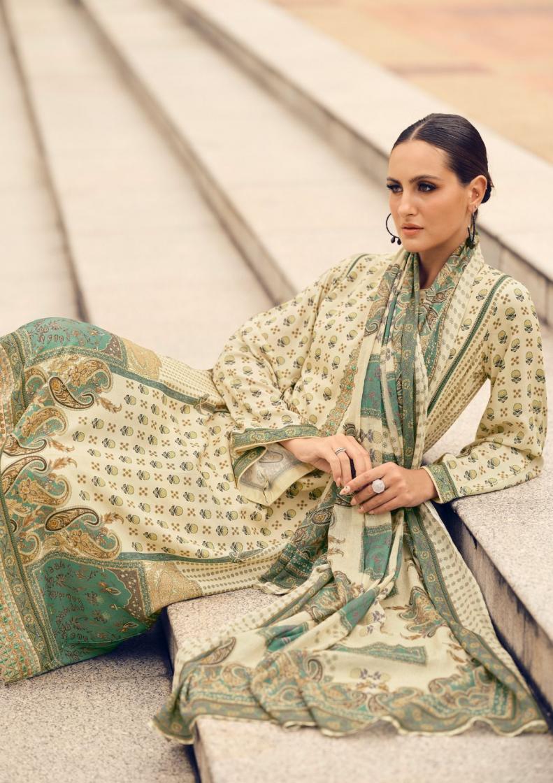 the hermitage shop present paisely Pure Viscos unstitched pakistani salwar suit