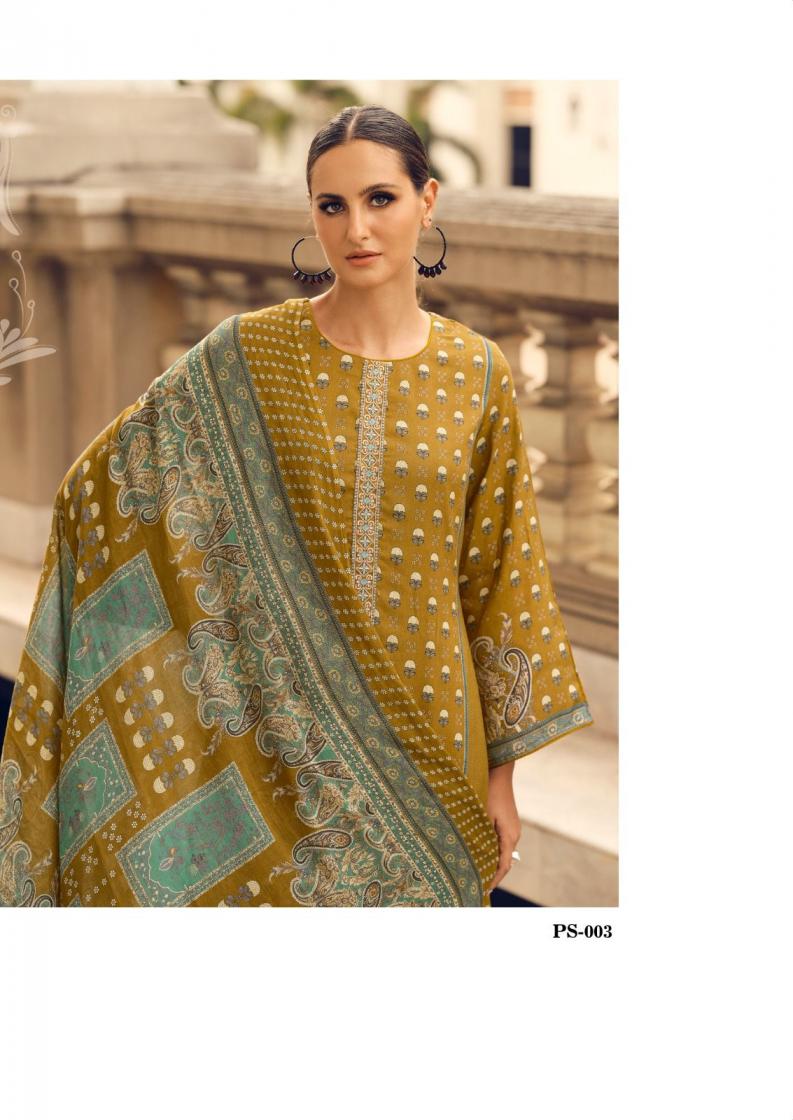 the hermitage shop present paisely Pure Viscos unstitched pakistani salwar suit
