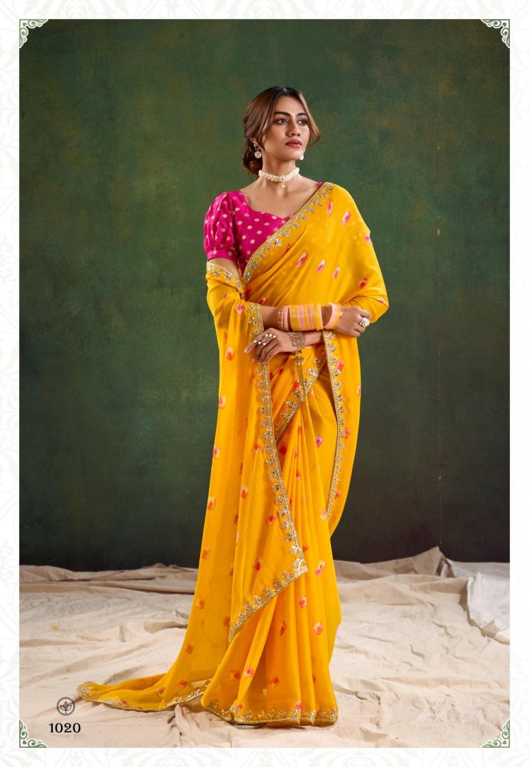 stavan by chunari all time hites chiffon stylish look saree supplier