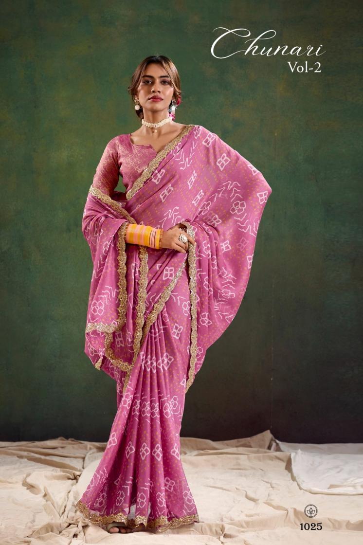 stavan by chunari all time hites chiffon stylish look saree supplier