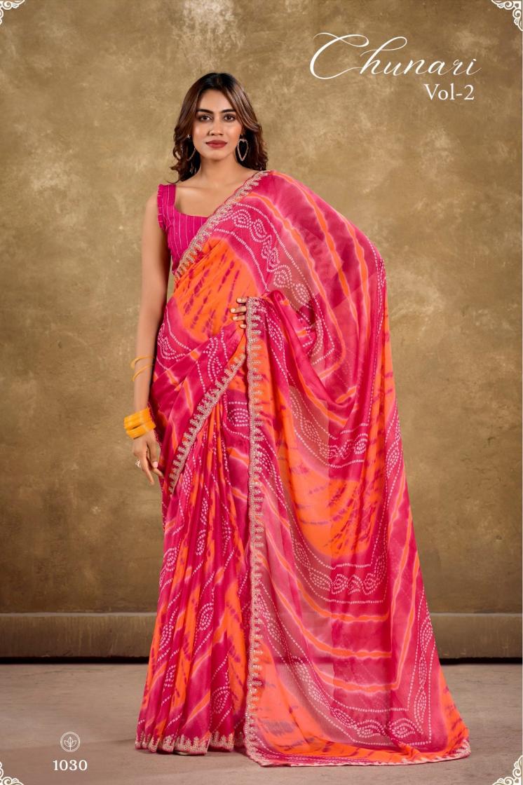 stavan by chunari all time hites chiffon stylish look saree supplier