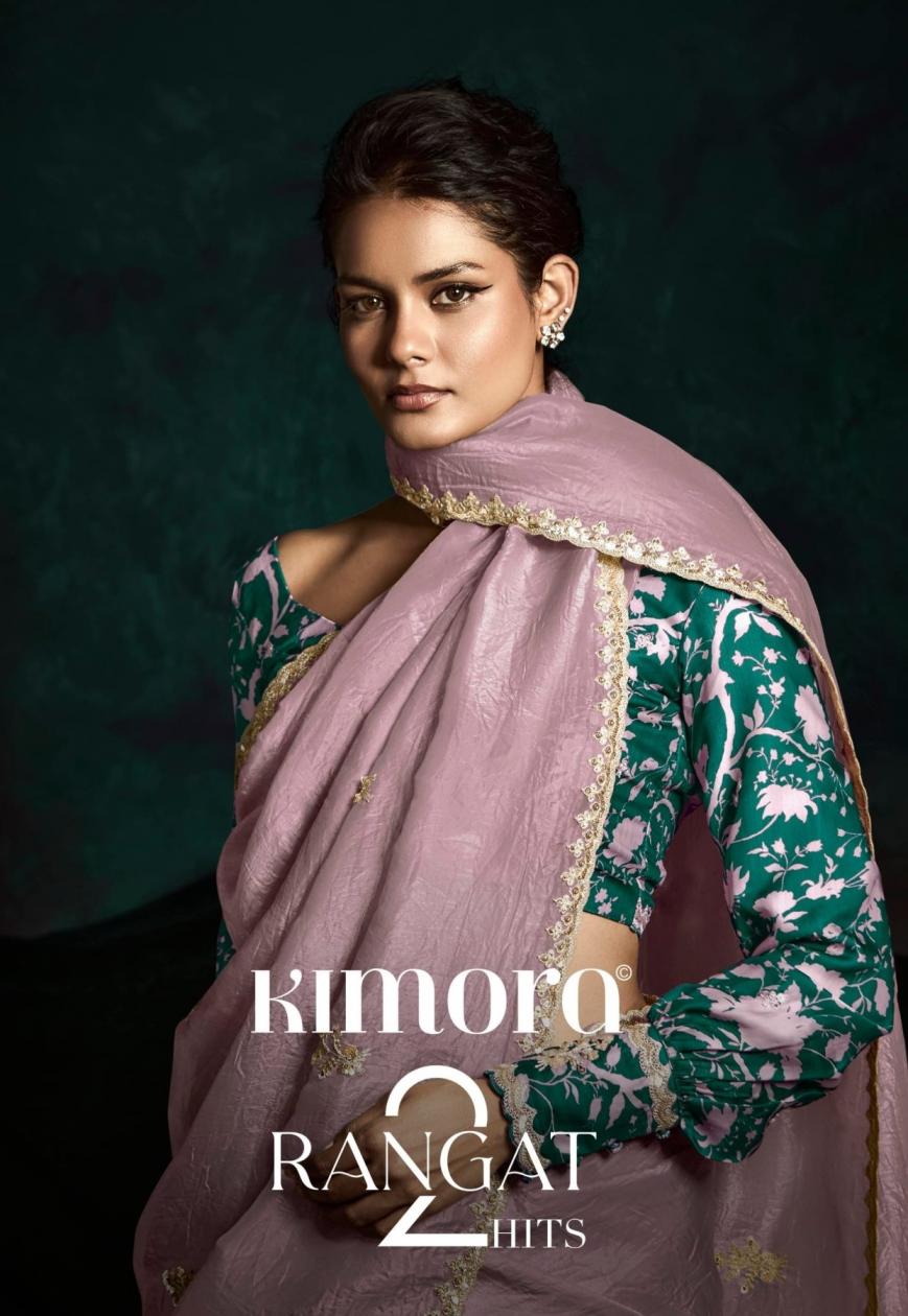KIMORA RANGAT 2175 COLOURS BEAUTIFIED TRADITIONAL SAREE PERFECT FOR FESTIVALS