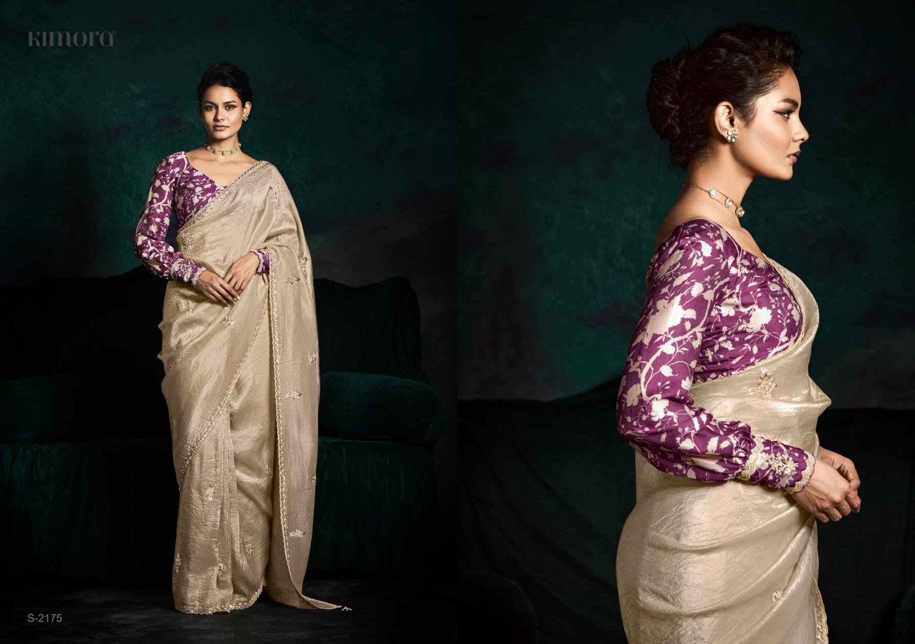 KIMORA RANGAT 2175 COLOURS BEAUTIFIED TRADITIONAL SAREE PERFECT FOR FESTIVALS
