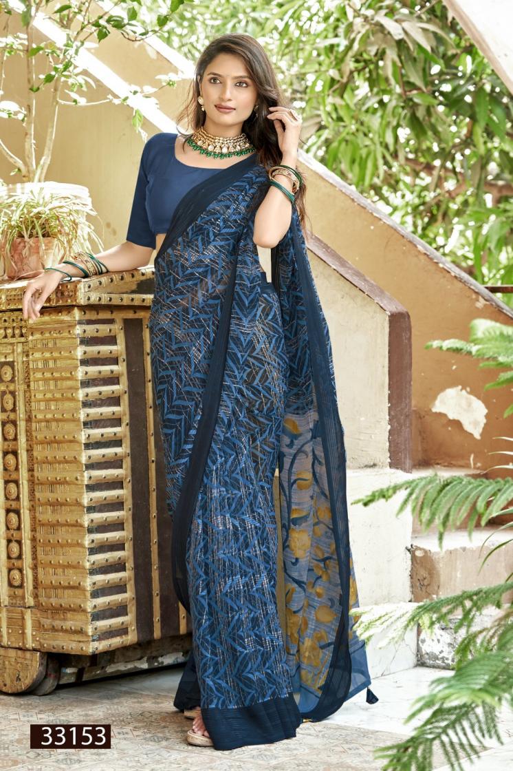 VALLABHI PRINT REGINA VOL 15 GEORGETTE CASUAL SAREE FOR WOMENS
