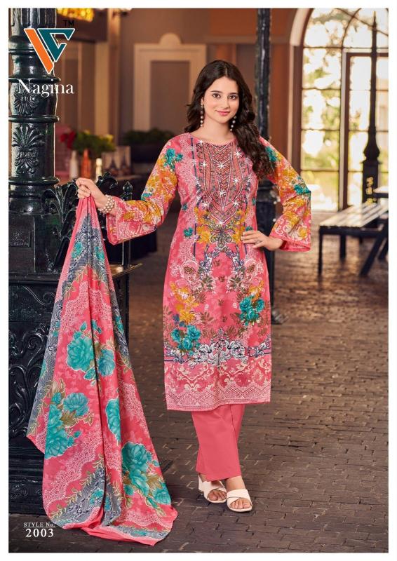 VANDANA CREATION NAGINA VOL 2 COTTON MODEL PAKISTANI 3PCS DRESS