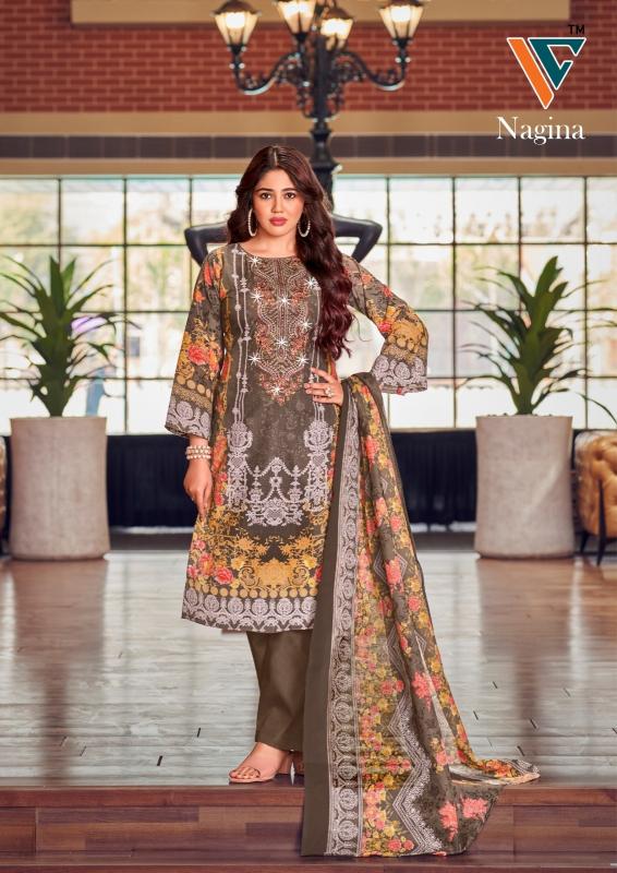 VANDANA CREATION NAGINA VOL 2 COTTON MODEL PAKISTANI 3PCS DRESS