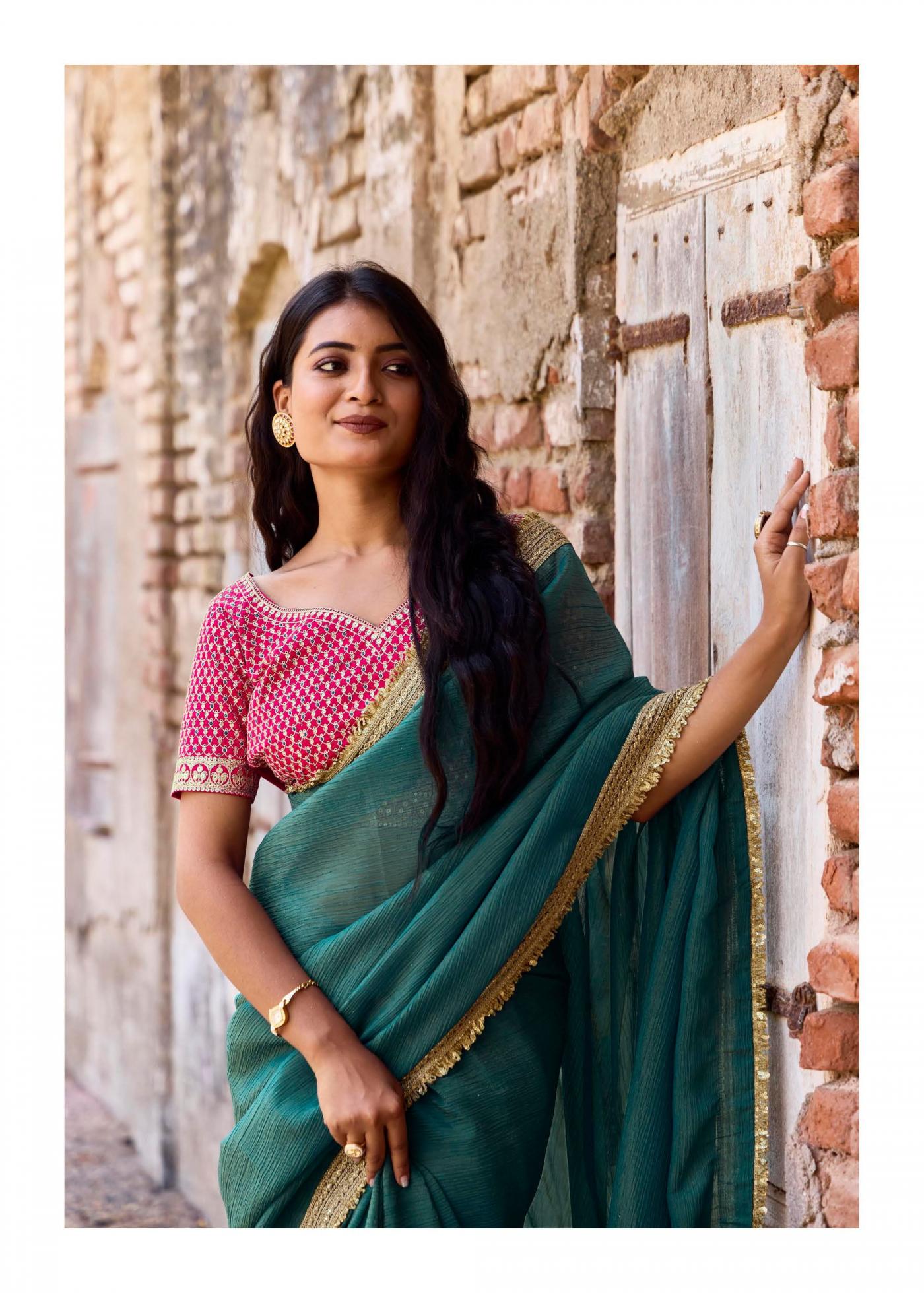 LT FASHION SILVER STONE VOL 19 COSMOS DESIGNER SAREE FOR WOMENS