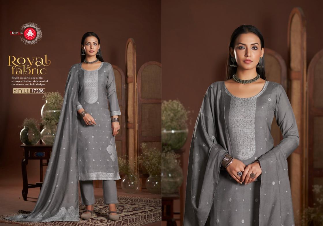 TRIPLE AAA LUNCH KIA LIGHT DESIGNER MUSLIN LAKHNAVI FESTIVAL WEAR SALWAR SUIT