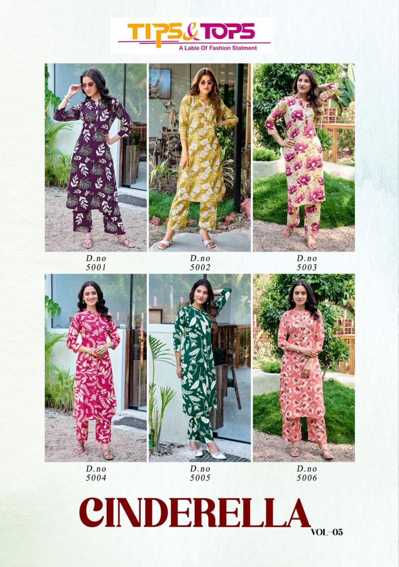 CINDERELLA VOL 5 BY TIPS AND TOPS READYMADE CLASSIC LONG KURTIS
