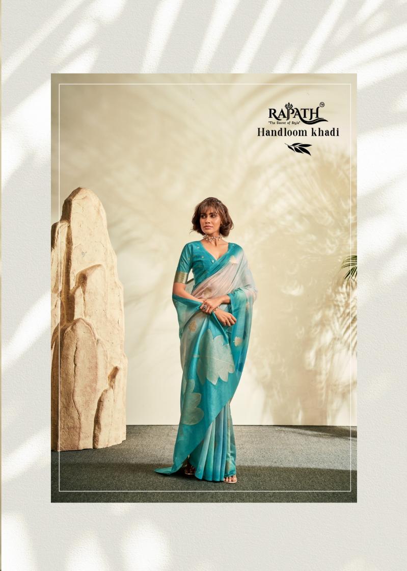 RAJPATH ASOPALAVA SOFT HANDLOOM SILK FASHIONABLE SAREE WHOLESALER