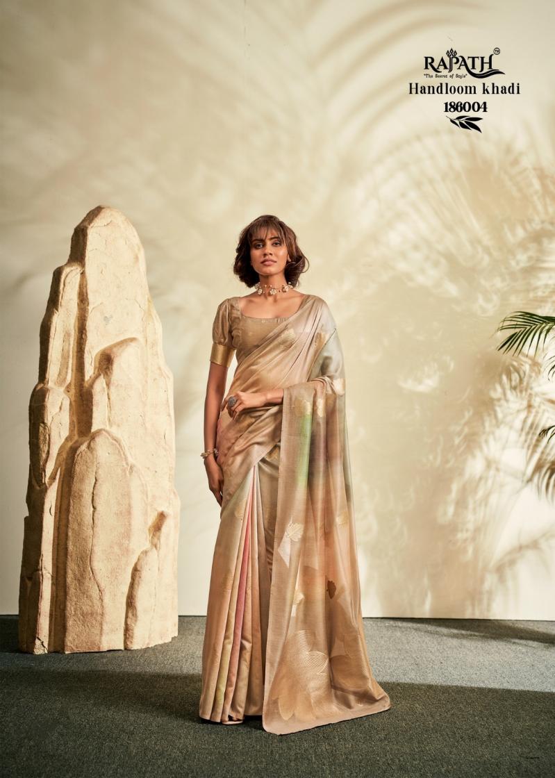 RAJPATH ASOPALAVA SOFT HANDLOOM SILK FASHIONABLE SAREE WHOLESALER