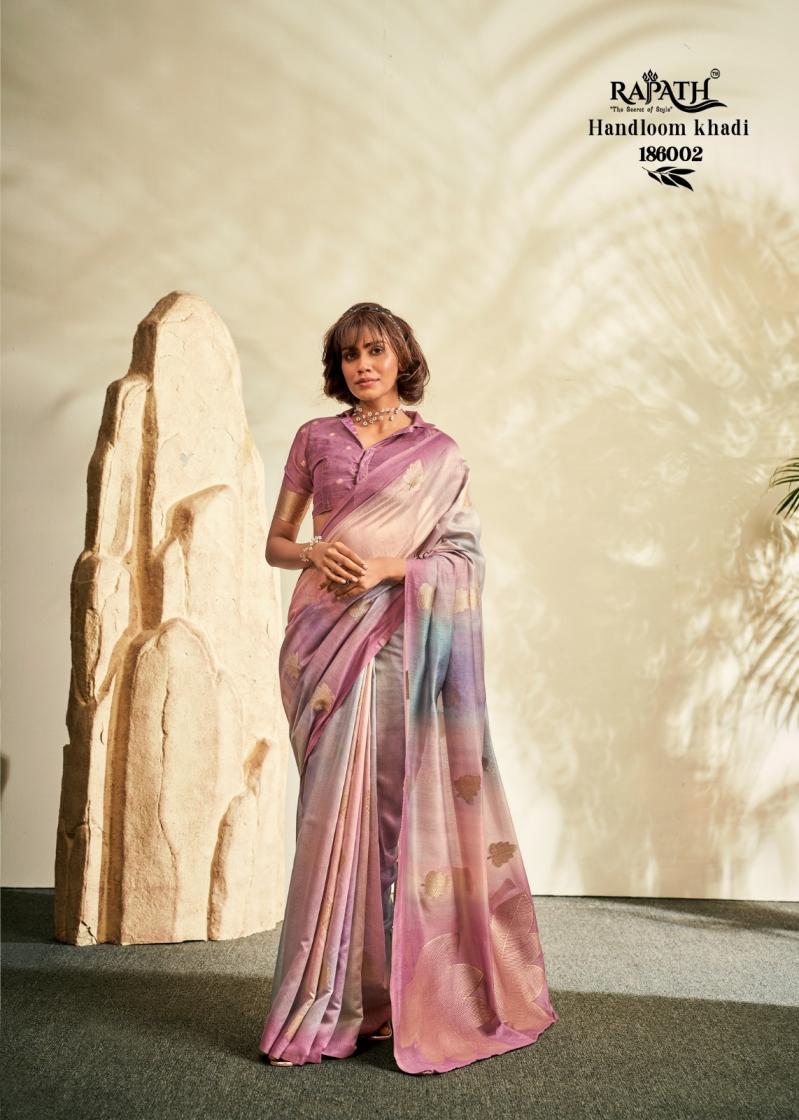 RAJPATH ASOPALAVA SOFT HANDLOOM SILK FASHIONABLE SAREE WHOLESALER
