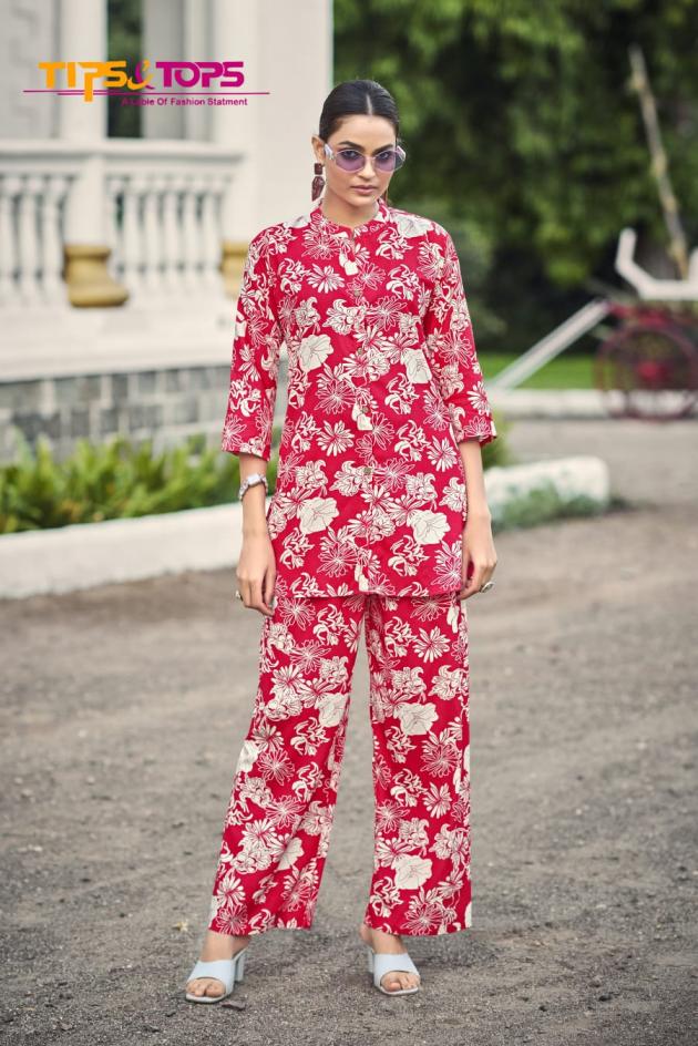 FASHION BEATS VOL 11 BY TIPS AND TOPS READYMADE STYLISH CO-ORD SET FOR LADIES