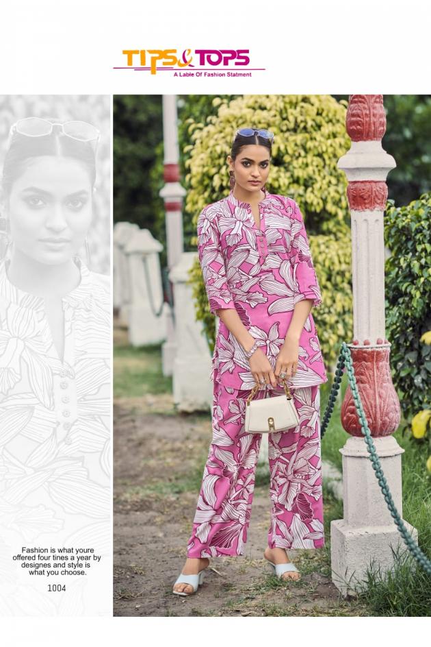 FASHION BEATS VOL 11 BY TIPS AND TOPS READYMADE STYLISH CO-ORD SET FOR LADIES