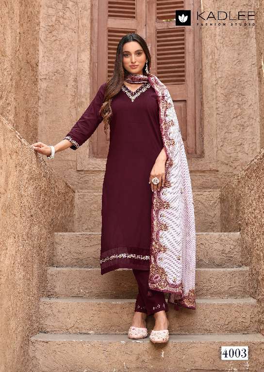 KADLEE NAKASHI WHOLESALE FULLY STITCHED 3PCS DESIGNER SUITS