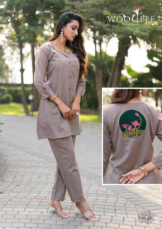 WOOGLE ZEEL WHOLESALE PURE COTTON TRENDY CORD SET