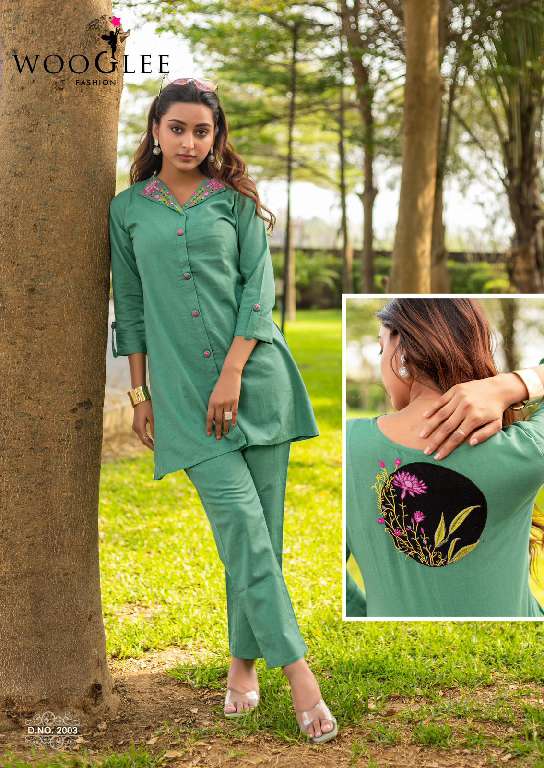 WOOGLE ZEEL WHOLESALE PURE COTTON TRENDY CORD SET