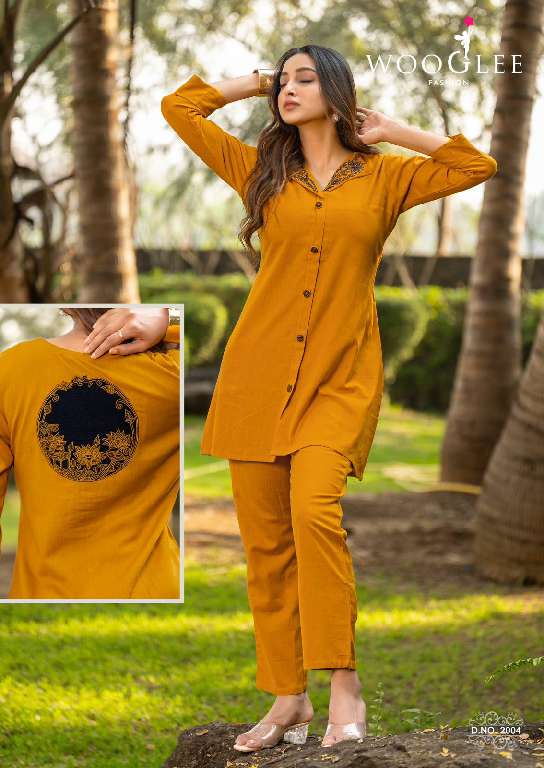 WOOGLE ZEEL WHOLESALE PURE COTTON TRENDY CORD SET