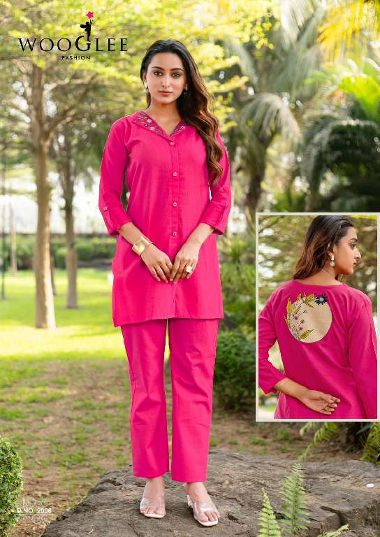 WOOGLE ZEEL WHOLESALE PURE COTTON TRENDY CORD SET