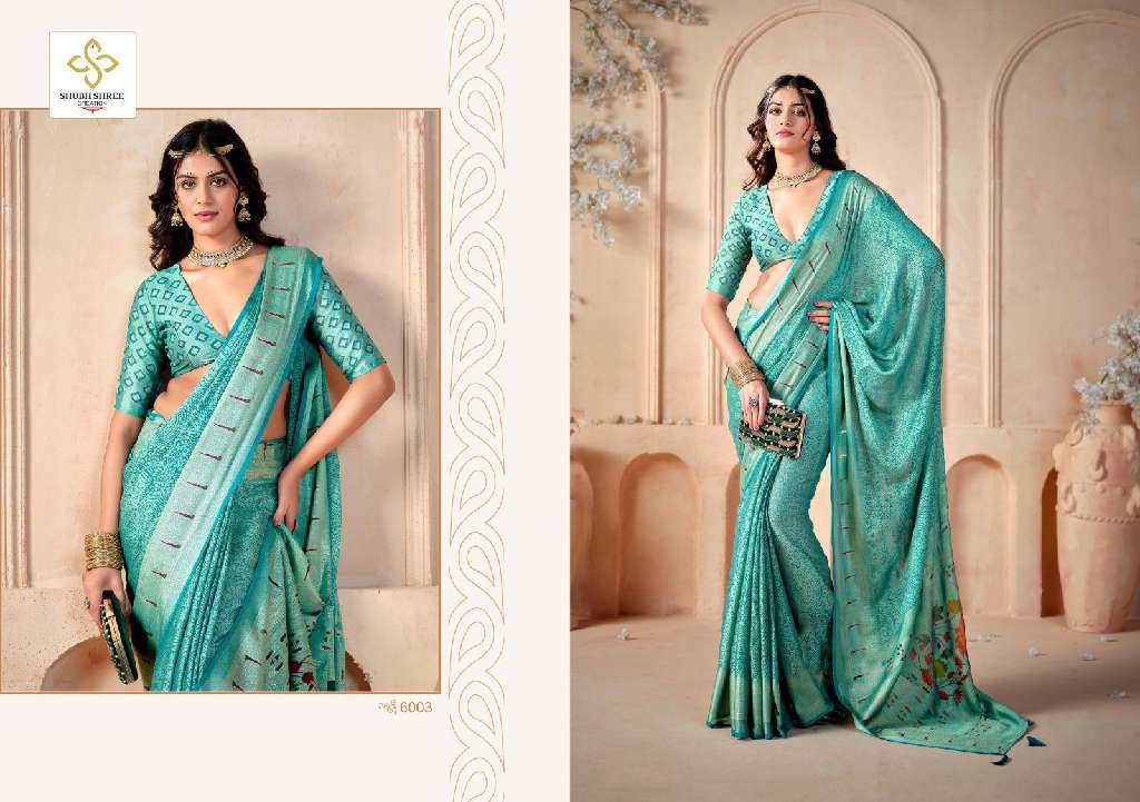 SHUBH SHREE SHALIGRAM VOL-6 WHOLESALE DESIGNER SAREES WITH FANCY COLOURS