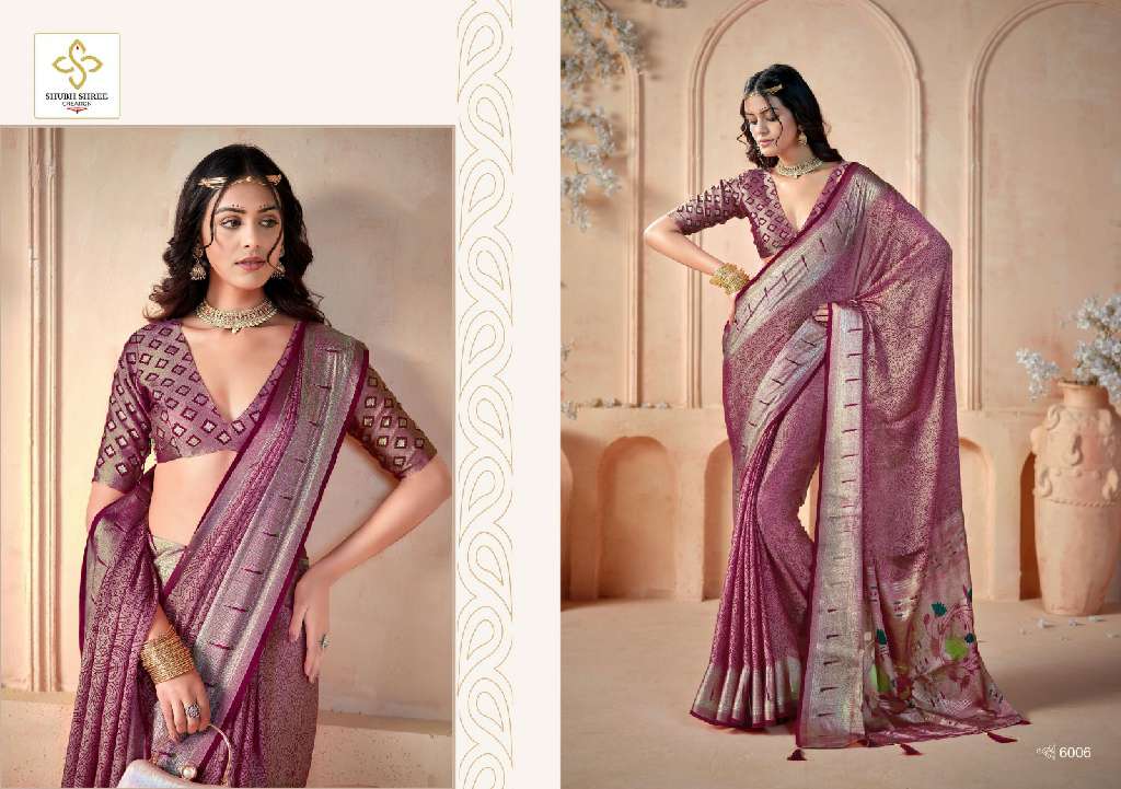 SHUBH SHREE SHALIGRAM VOL-6 WHOLESALE DESIGNER SAREES WITH FANCY COLOURS