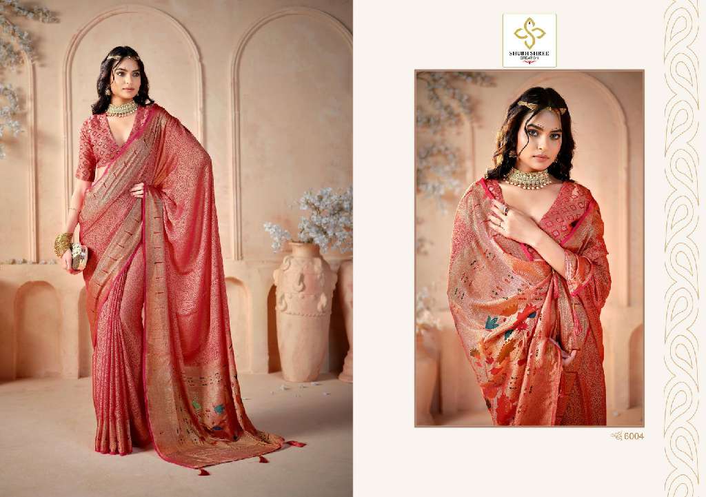 SHUBH SHREE SHALIGRAM VOL-6 WHOLESALE DESIGNER SAREES WITH FANCY COLOURS