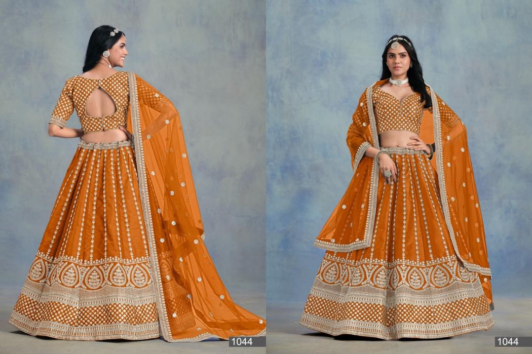 AYANA BY MEHVISH ART SILK TRADITIONAL WEAR UNSTITCH CHANIYA CHOLI
