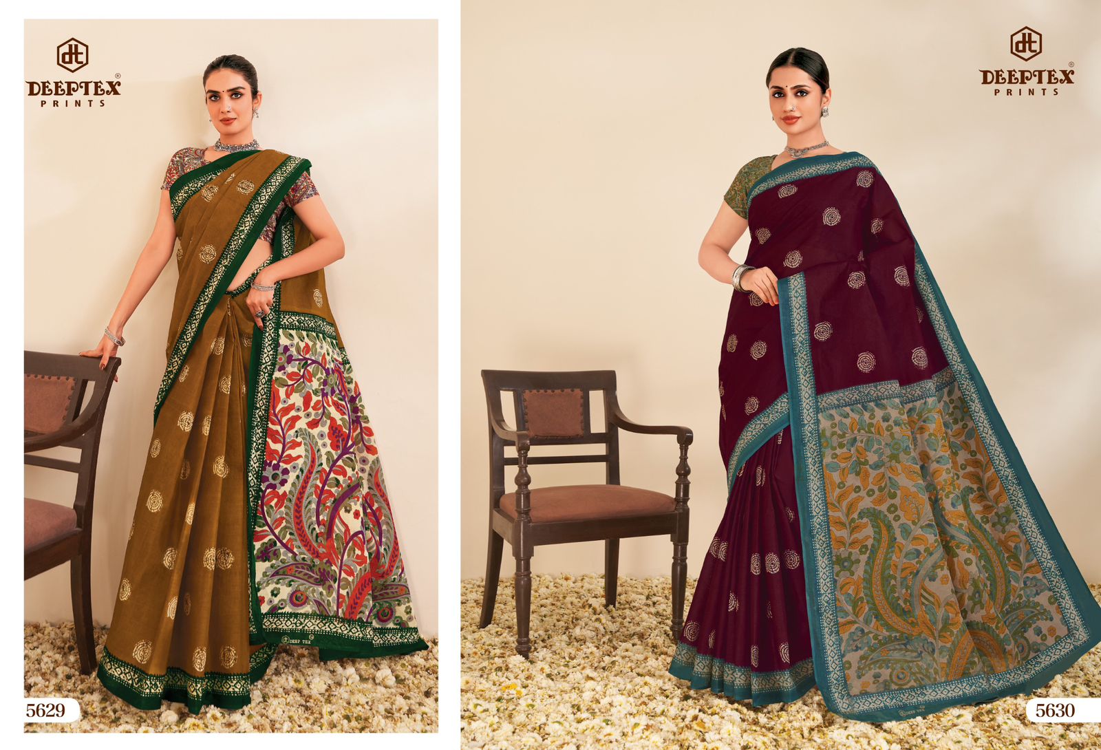 Deeptex Mother India Vol-56 Wholesale Pure Cotton Sarees