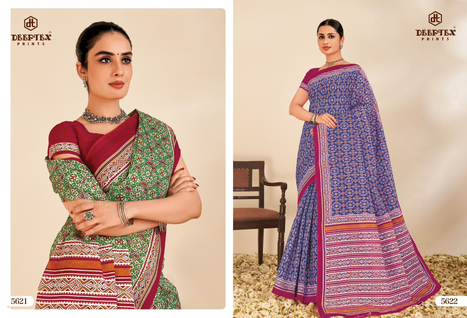 Deeptex Mother India Vol-56 Wholesale Pure Cotton Sarees