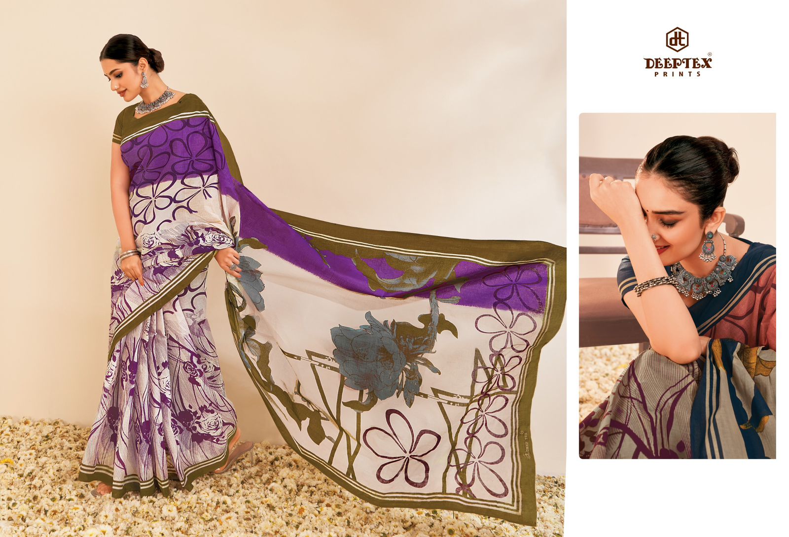 Deeptex Mother India Vol-56 Wholesale Pure Cotton Sarees