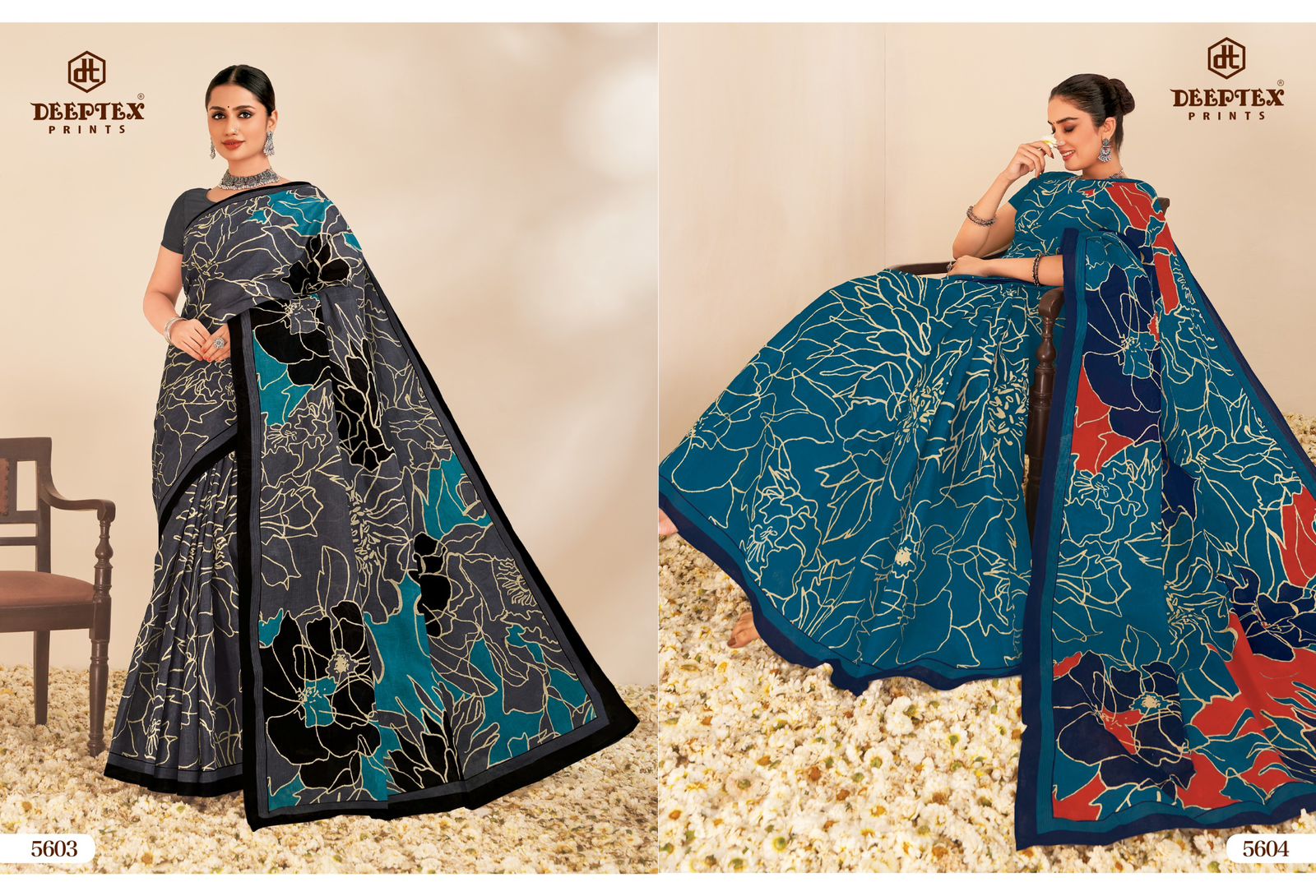 Deeptex Mother India Vol-56 Wholesale Pure Cotton Sarees